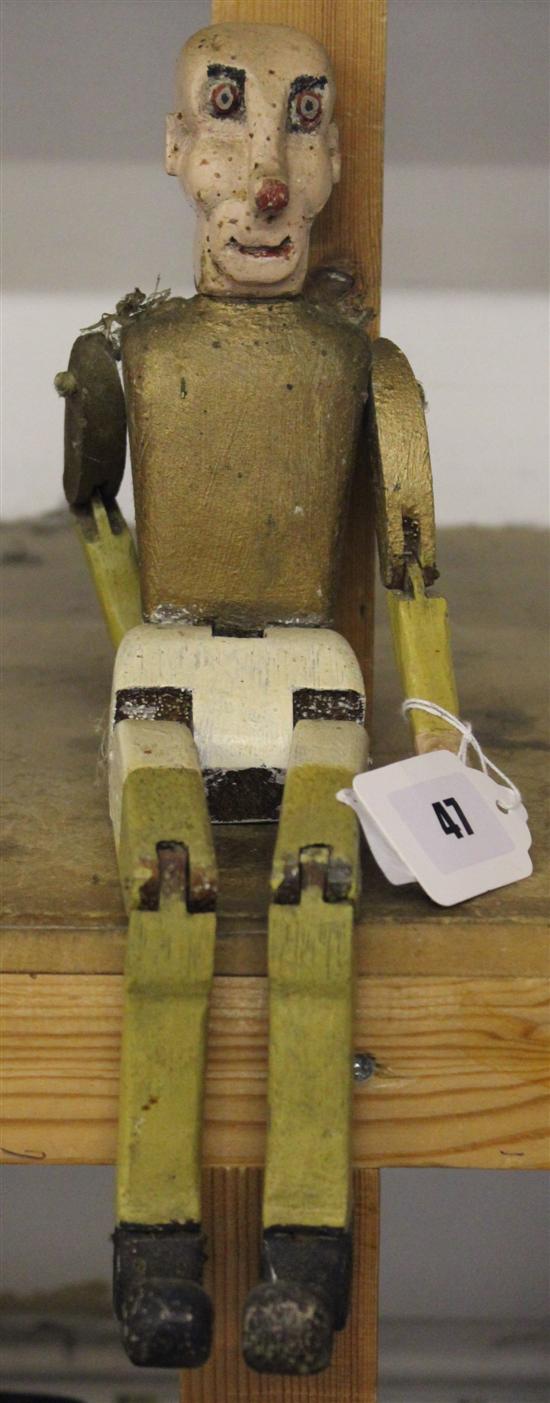 Jointed wooden puppet